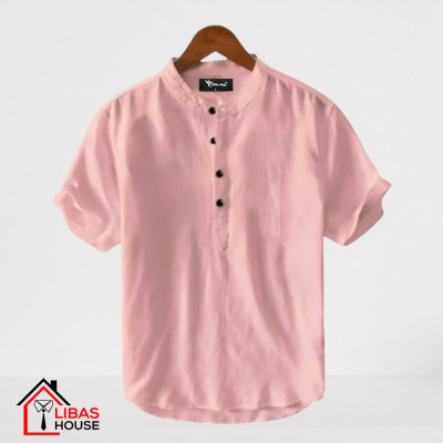 Short Sleeve Shirt for Men's Cotton Fabric 1 pic