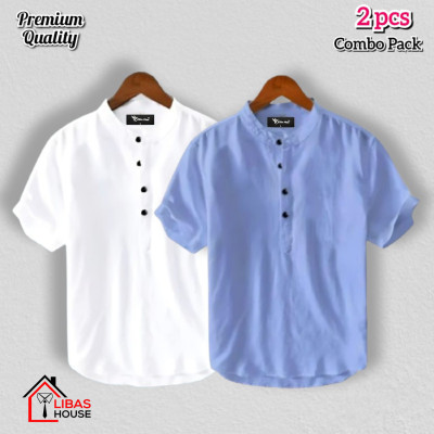 Short Sleeve Shirt for Men's Cotton Fabric pic